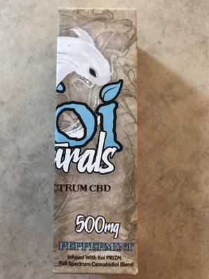 The peppermint is very tasty. Not like a 'winter green' flavor