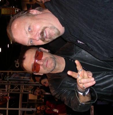 Christopher Ponsonby, Owner of The Real Estate Store Hermosa Beach with Bono of U2
