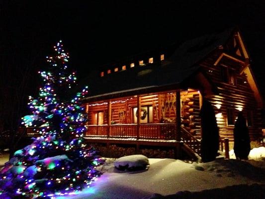 Outside during the Holidays