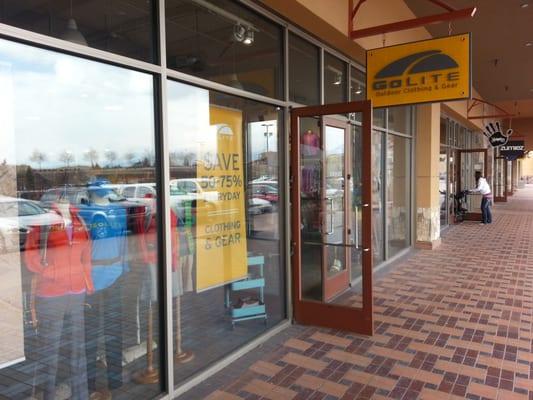 GoLite store front