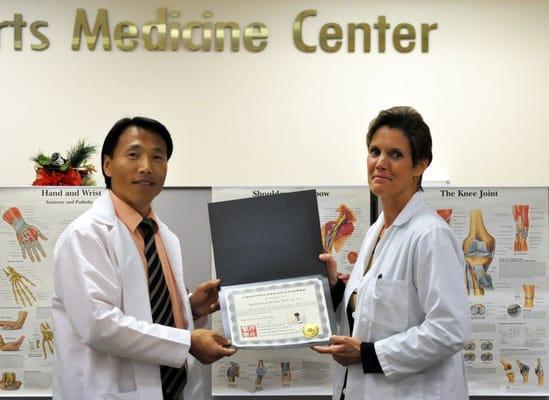 Dr. Ward MCT Certified