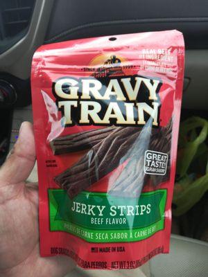 $1 treats. Beef as first ingredient. :)