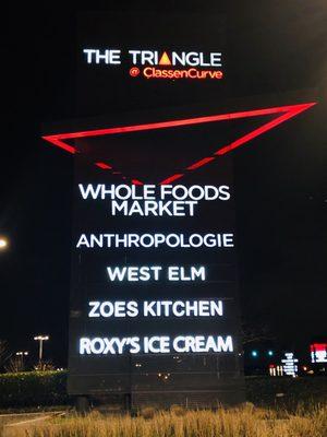 The Triangle @ Classen Curve: Signage
