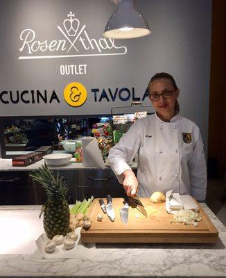 Star Chef Jill Keller working her magic!