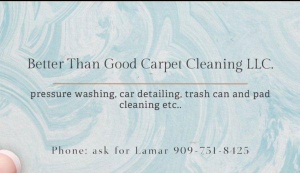 Better Than Good Carpet Cleaning