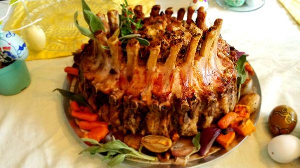 Pork Crown Roast.