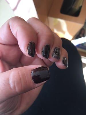 Won't even show the other hand!