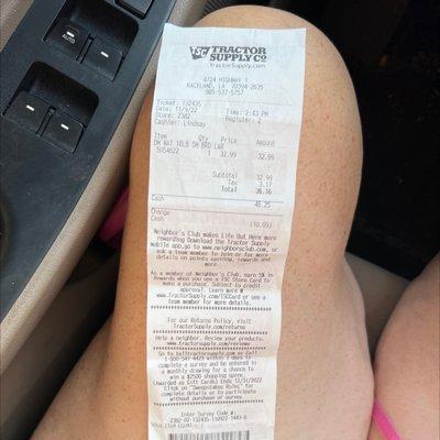 Receipt