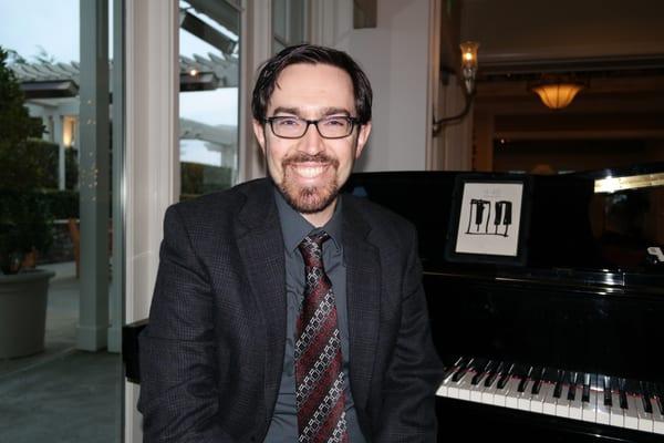 Pre-gig at the Ritz-Carlton Half Moon Bay.