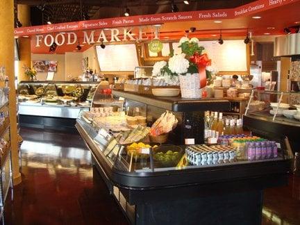Food Market Ordering Area