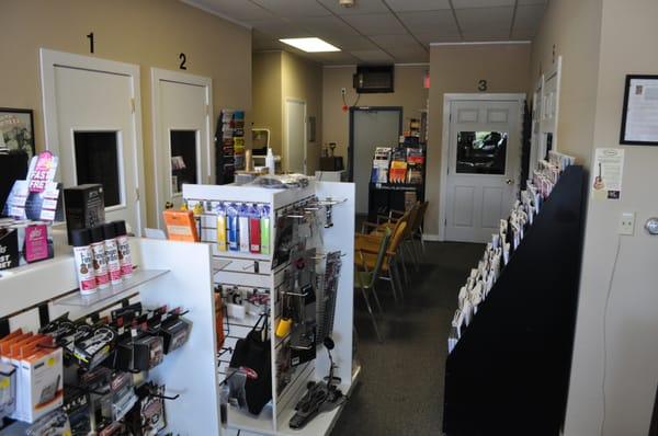 As you can see studios 2 and 3, our percussion and piano/guitar studios.