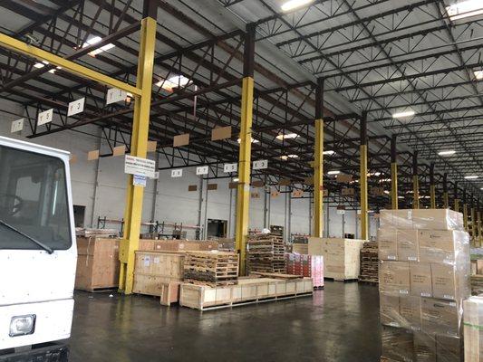 Inside the warehouse