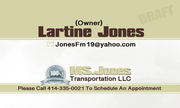 Ms Jones Transportation
