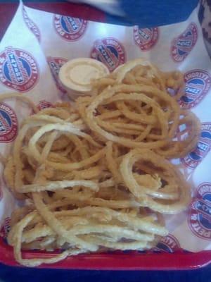 Onion straws. YUMMM