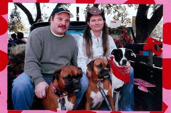 Peter P. and I and our Pups