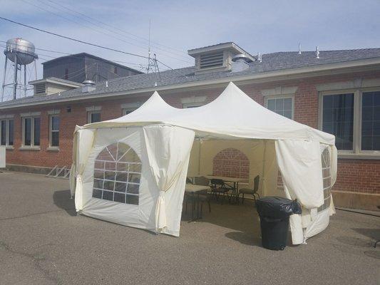 Nice set up, plenty of shade!