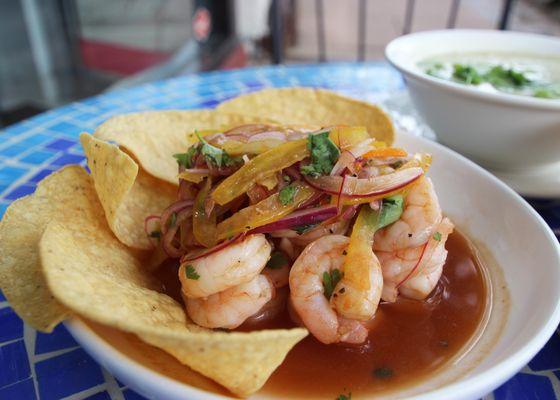 Ceviche (Shrimp) Vuelve a la Vida