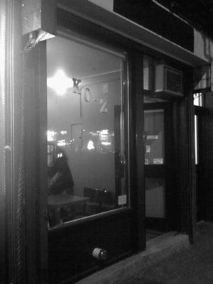 KO-Z, 514 East 6th Street (btwn. Ave. A + Ave. B).