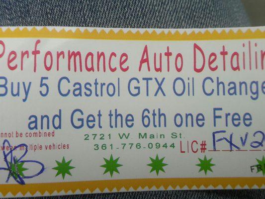 Performance Auto Detailing & Qwik Change Oil