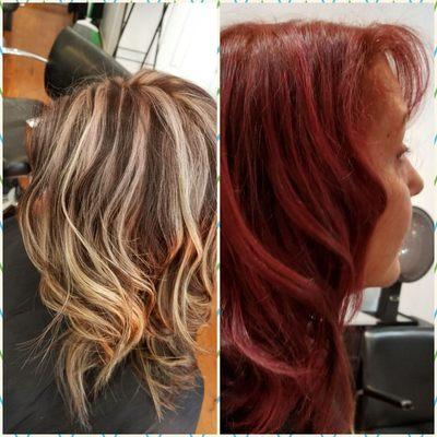 Color, balayage by the very talented Elena