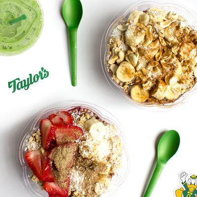 Delicious, organic acai bowls!!! So fresh and so green.