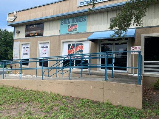 Front entrance facing Simpson road