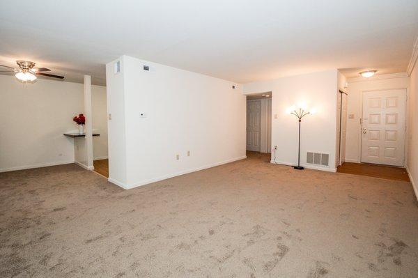 Five headed floor lighting