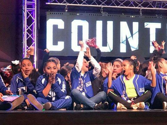 Our Juniors in Happiness during their Awards Assembly at Competition.