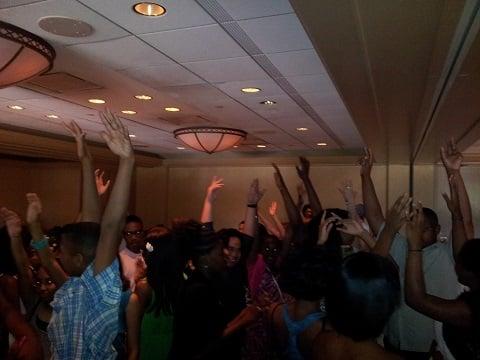 Middle School Dance in Baltimore City. Kids having a great time!
