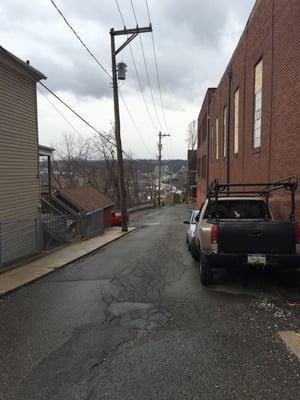 View to Birmingham Bridge