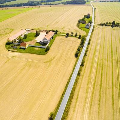 Land Survey Drone Photography