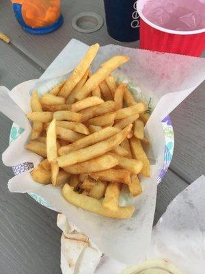 Side fries we didn't need