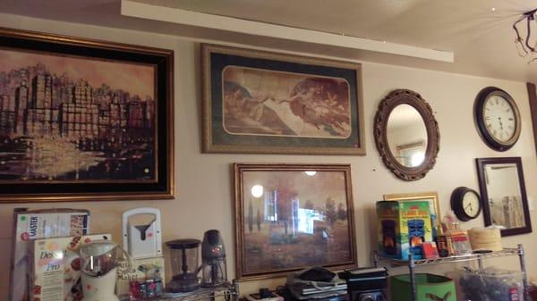 Many pictures large to small to fit any decor!