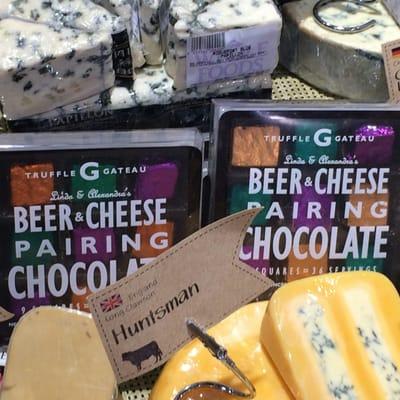 Buy these at stores in the cheese dept., pairs with beer & cheese!