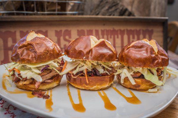 Smoked Pork Butt Sliders