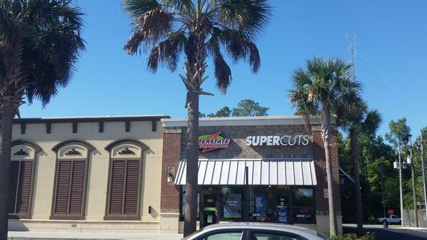 Store front in the Whole Foods parking lot. Clean, safe area.