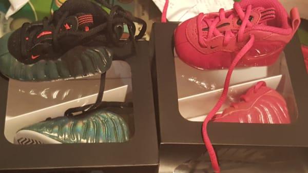 New Jordan kicks for my new lil Nephew.