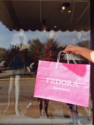 Love the hot pink bag!