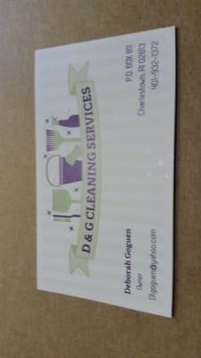 D & G CLEANING SERVICES