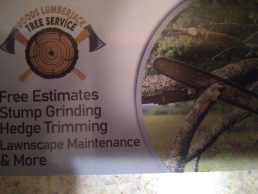 Woods Lumberjack Tree Service