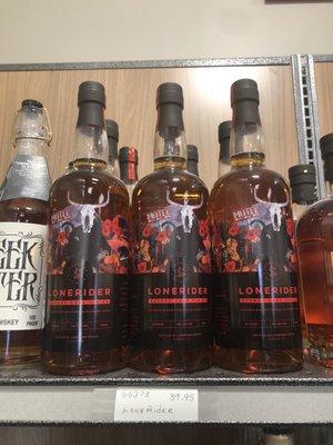 Lonerider bourbon. Local and delicious!!