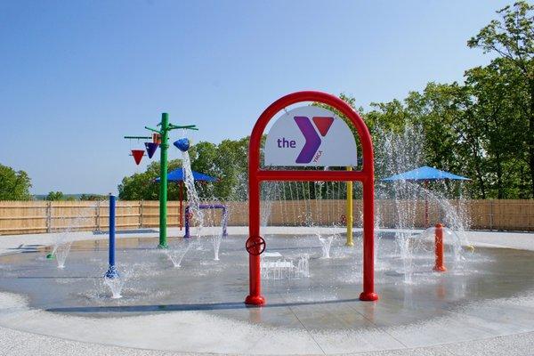 Enjoy the Splash Pad at the Outdoor Aquatics Center