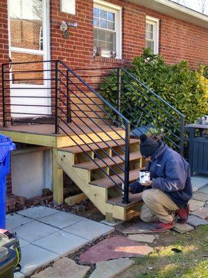 Contemporary railings