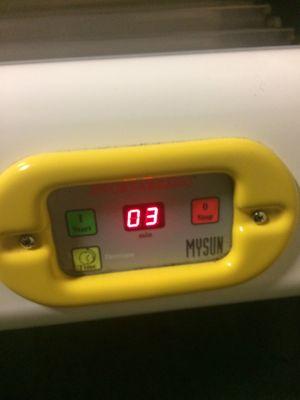 When the bed goes off 4 minutes early. 14 min of time paid. grab phone and got a 3 minute time left. no lights. Employee says too bad!?