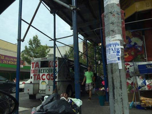 On the corner of 110th st and 3rd avenue