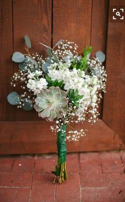 This is the photo of what I wanted and he did an excellent job giving me just what I wanted plus gardenias