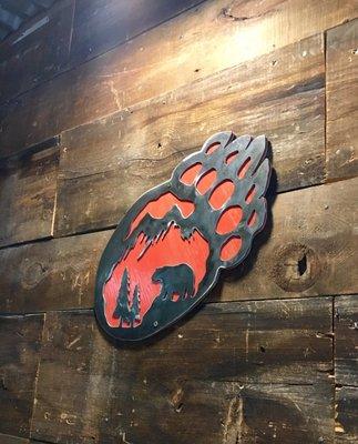 Fun BearClaw decor.