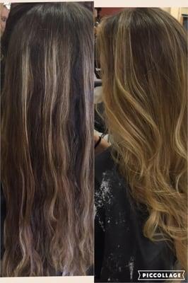 Before and after by Ariana