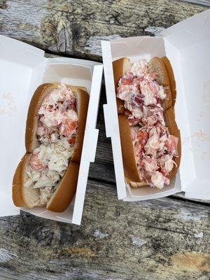 Been in Bangor for a minute and already saw horse racing, Paul Bunyan and ate a delicious Dorr Lobster roll and tried a half n half too!