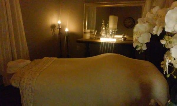 Massage in a peaceful, relaxing environment.